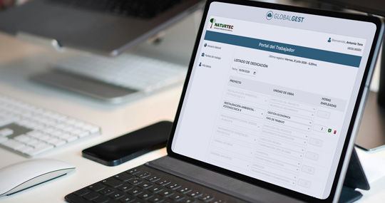 Gestión de personal y partes de trabajo en servicios medioambientales